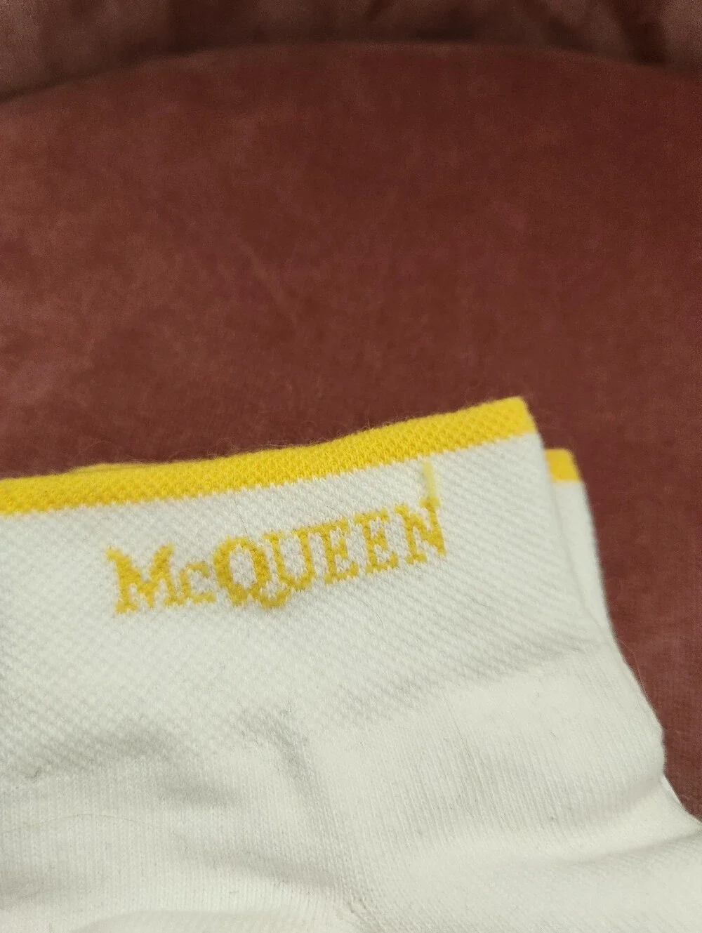NWT Alexander McQueen Ankle Banded Logo Socks Womens